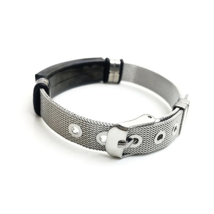 Cross Stainles Steel Mesh Belt Bracelet Fashion Men'S Wrist Bracelets on Hand Classic Bracelet Adjustable Jewelry 2021 Jewelry